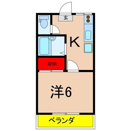 メゾンドールの物件間取画像